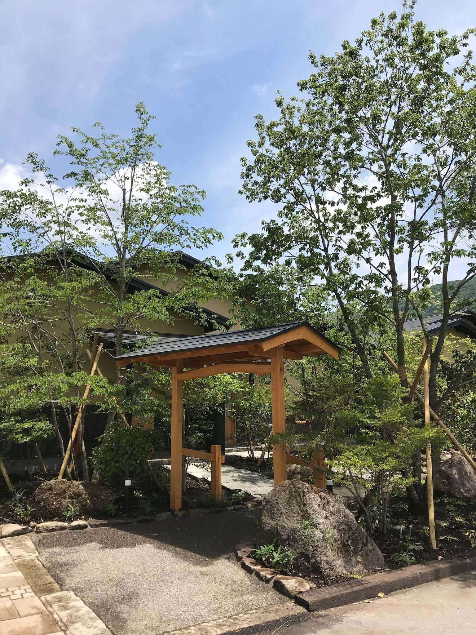ゆふいん 田 離宮 雑木の庭